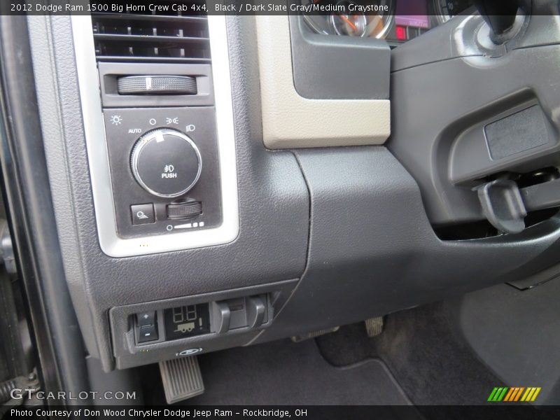 Black / Dark Slate Gray/Medium Graystone 2012 Dodge Ram 1500 Big Horn Crew Cab 4x4