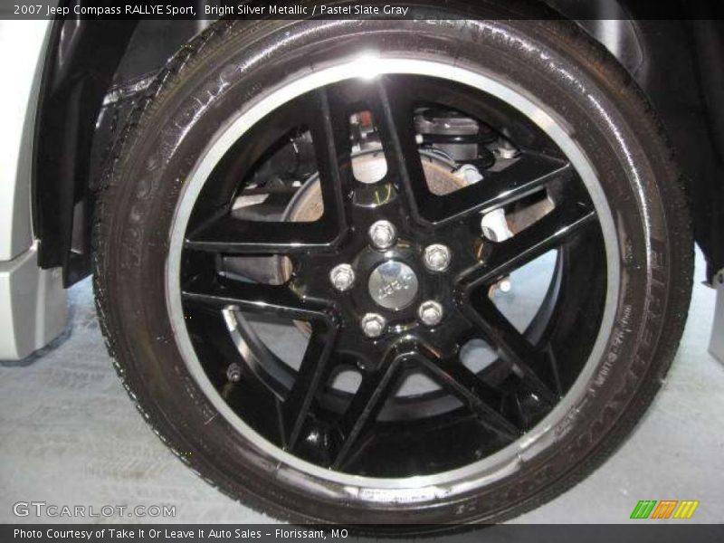 Bright Silver Metallic / Pastel Slate Gray 2007 Jeep Compass RALLYE Sport