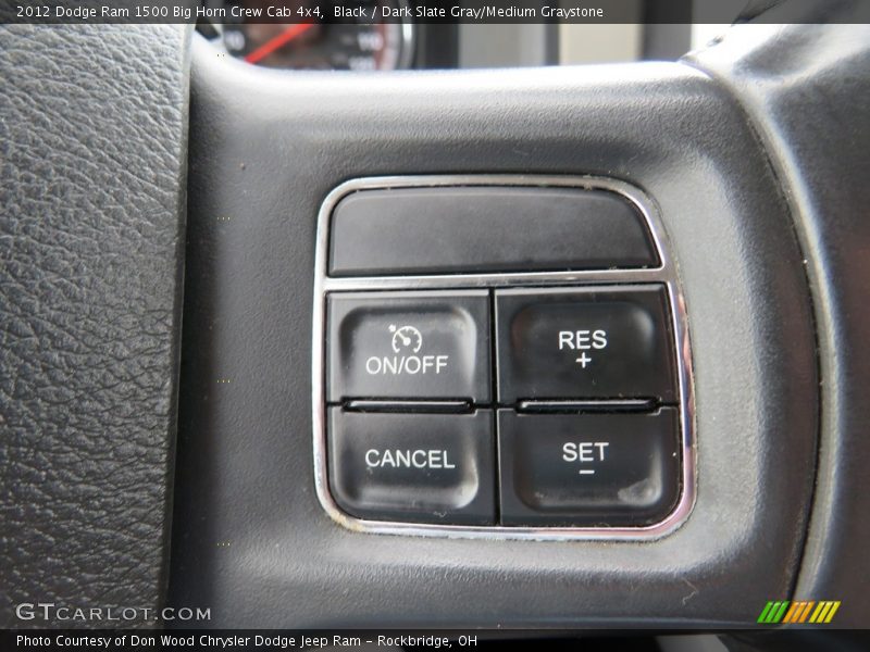 Black / Dark Slate Gray/Medium Graystone 2012 Dodge Ram 1500 Big Horn Crew Cab 4x4