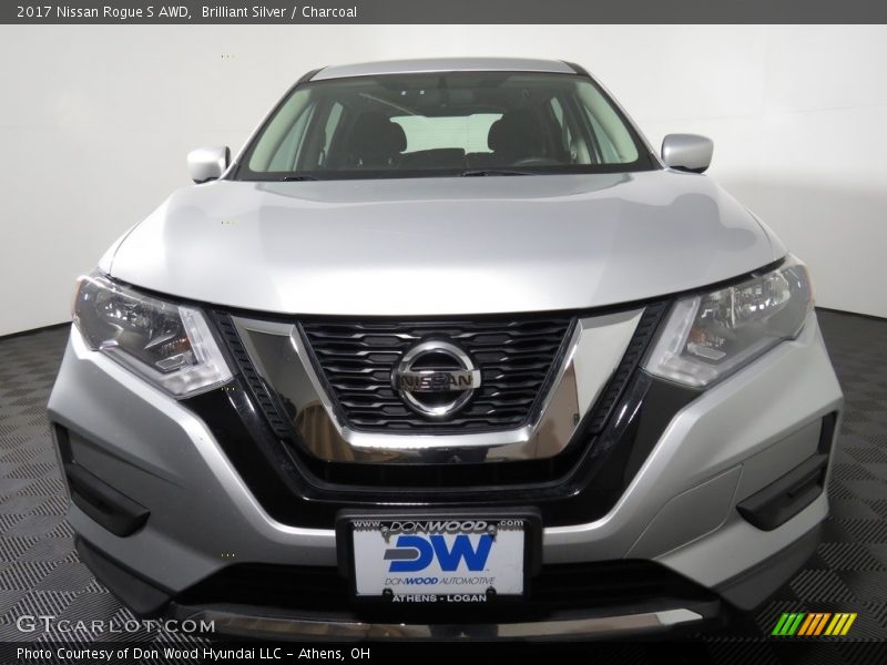 Brilliant Silver / Charcoal 2017 Nissan Rogue S AWD