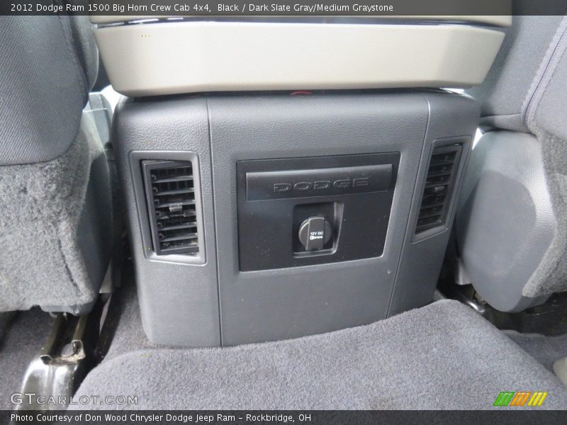 Black / Dark Slate Gray/Medium Graystone 2012 Dodge Ram 1500 Big Horn Crew Cab 4x4