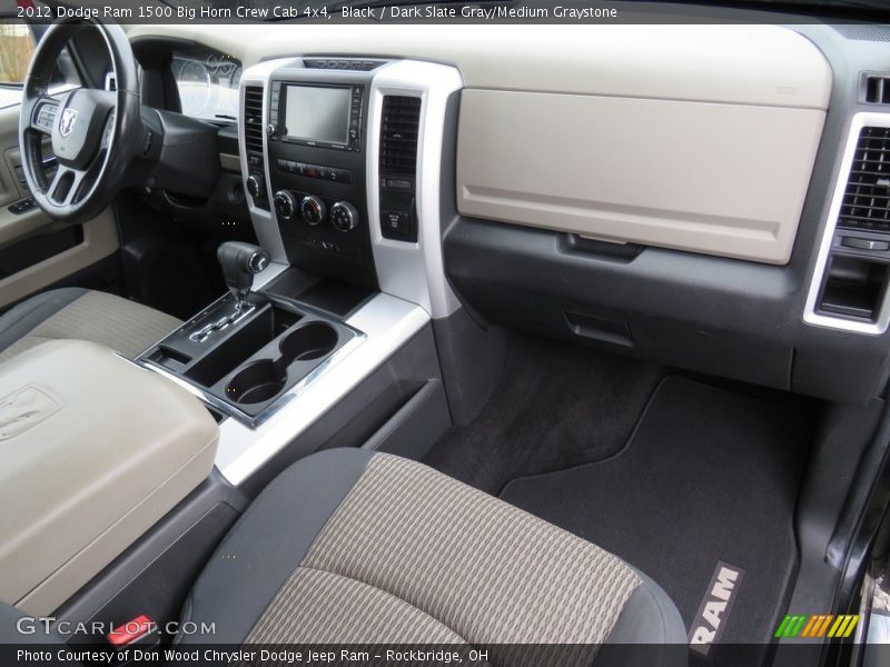 Black / Dark Slate Gray/Medium Graystone 2012 Dodge Ram 1500 Big Horn Crew Cab 4x4