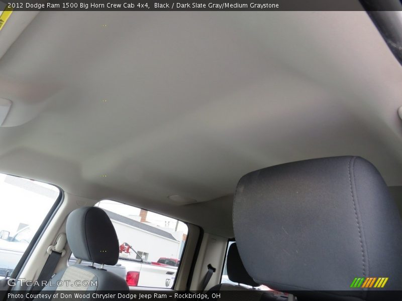Black / Dark Slate Gray/Medium Graystone 2012 Dodge Ram 1500 Big Horn Crew Cab 4x4