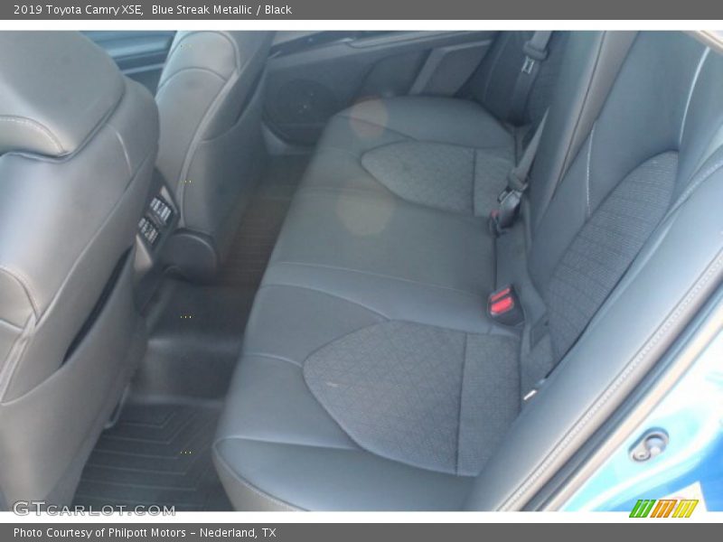 Blue Streak Metallic / Black 2019 Toyota Camry XSE