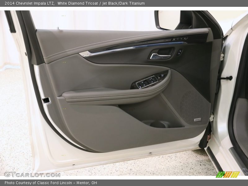 White Diamond Tricoat / Jet Black/Dark Titanium 2014 Chevrolet Impala LTZ