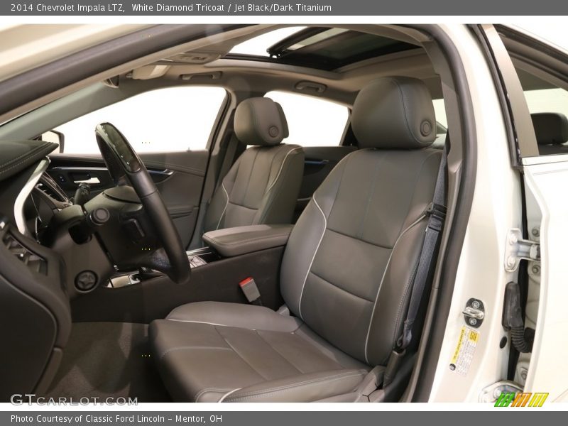 White Diamond Tricoat / Jet Black/Dark Titanium 2014 Chevrolet Impala LTZ
