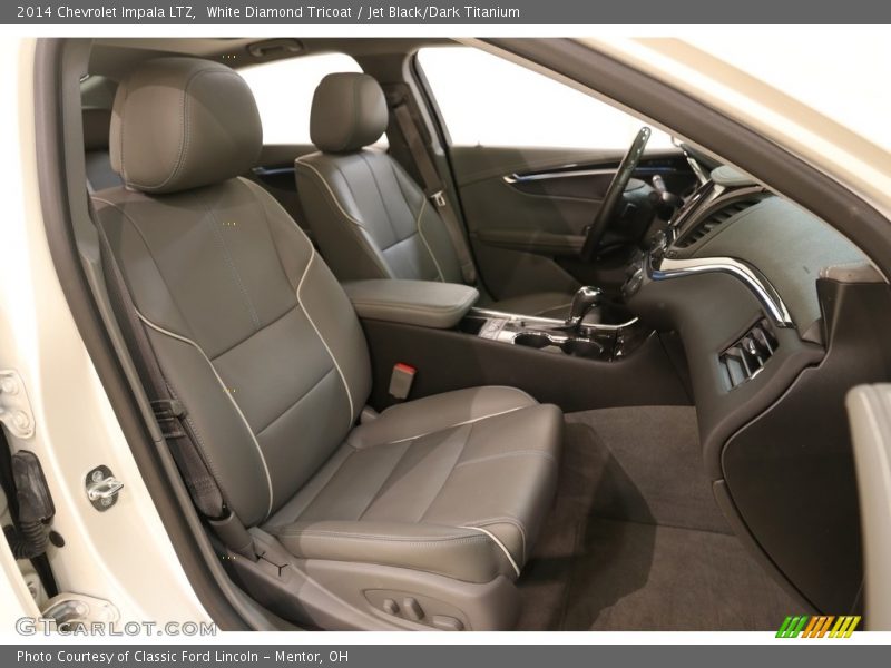 White Diamond Tricoat / Jet Black/Dark Titanium 2014 Chevrolet Impala LTZ
