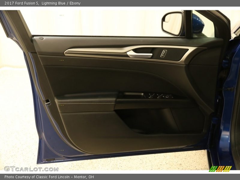Lightning Blue / Ebony 2017 Ford Fusion S