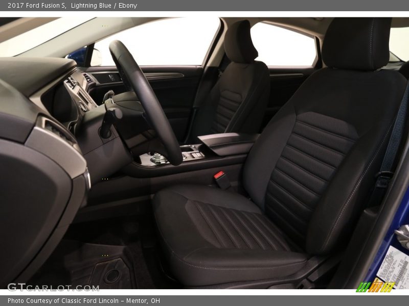 Lightning Blue / Ebony 2017 Ford Fusion S