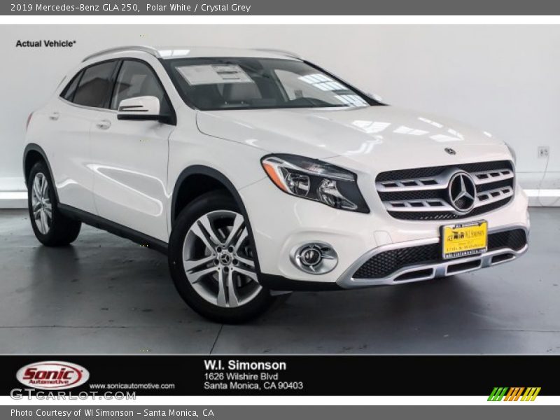 Polar White / Crystal Grey 2019 Mercedes-Benz GLA 250