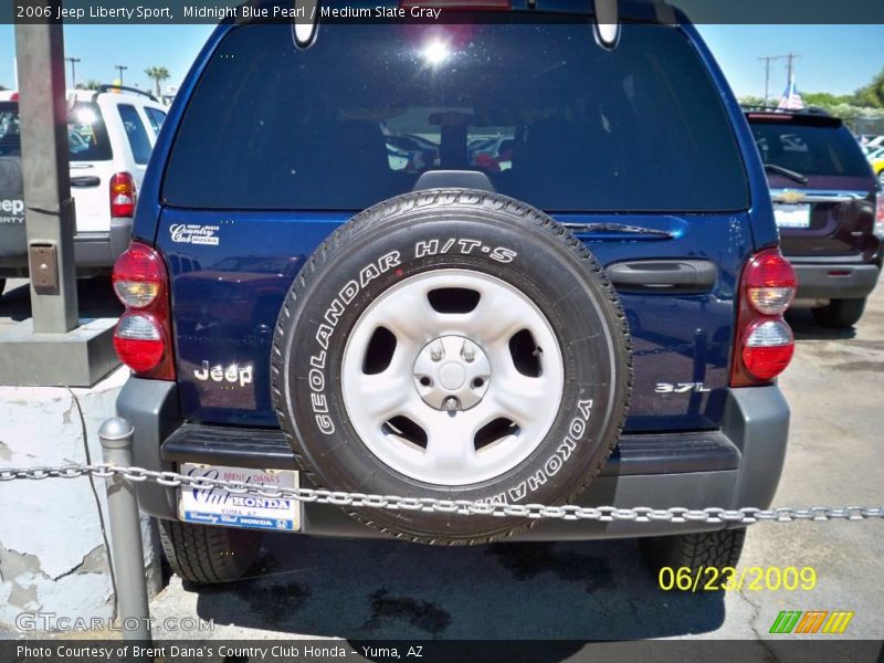 Midnight Blue Pearl / Medium Slate Gray 2006 Jeep Liberty Sport