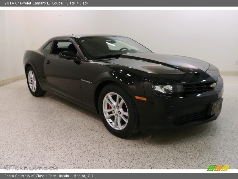 Black / Black 2014 Chevrolet Camaro LS Coupe