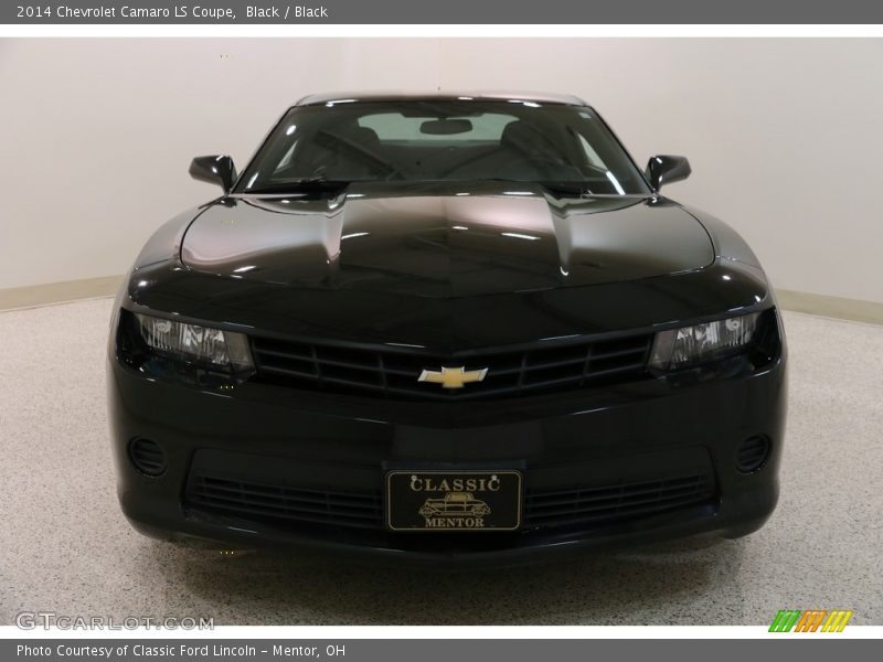 Black / Black 2014 Chevrolet Camaro LS Coupe