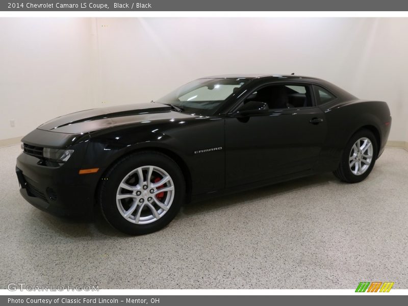 Black / Black 2014 Chevrolet Camaro LS Coupe
