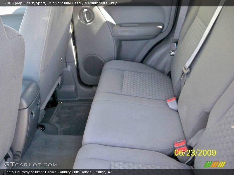 Midnight Blue Pearl / Medium Slate Gray 2006 Jeep Liberty Sport