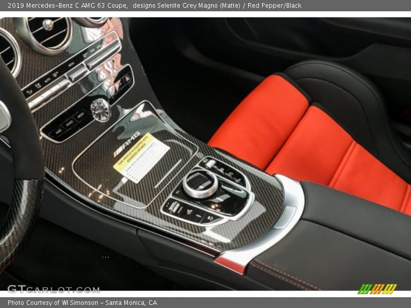 designo Selenite Grey Magno (Matte) / Red Pepper/Black 2019 Mercedes-Benz C AMG 63 Coupe