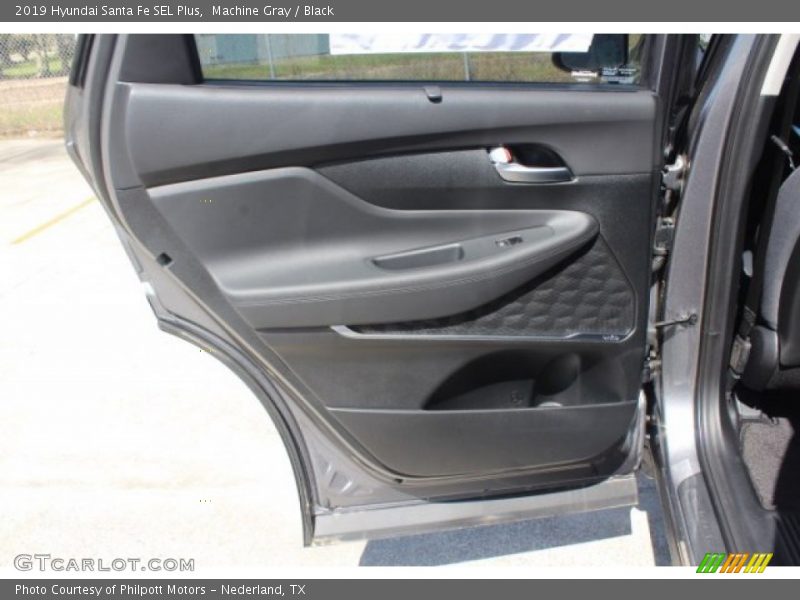 Machine Gray / Black 2019 Hyundai Santa Fe SEL Plus