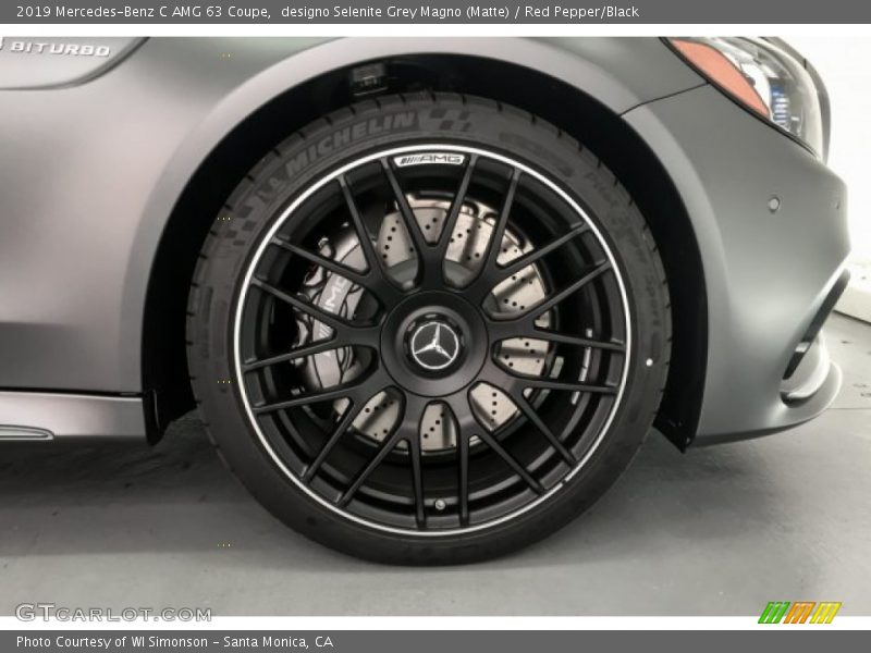 designo Selenite Grey Magno (Matte) / Red Pepper/Black 2019 Mercedes-Benz C AMG 63 Coupe
