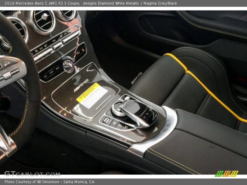 Controls of 2019 C AMG 63 S Coupe