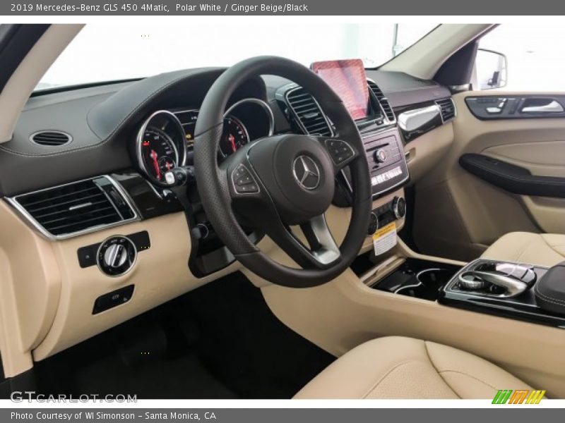 Polar White / Ginger Beige/Black 2019 Mercedes-Benz GLS 450 4Matic