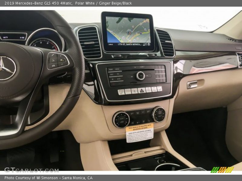 Polar White / Ginger Beige/Black 2019 Mercedes-Benz GLS 450 4Matic