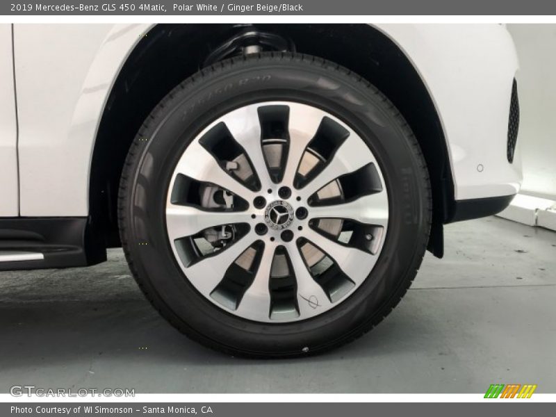 Polar White / Ginger Beige/Black 2019 Mercedes-Benz GLS 450 4Matic