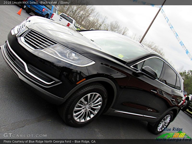 Black Velvet / Ebony 2018 Lincoln MKX Select