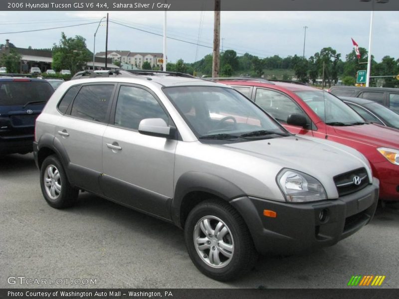 Sahara Silver / Gray 2006 Hyundai Tucson GLS V6 4x4