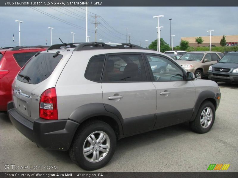 Sahara Silver / Gray 2006 Hyundai Tucson GLS V6 4x4