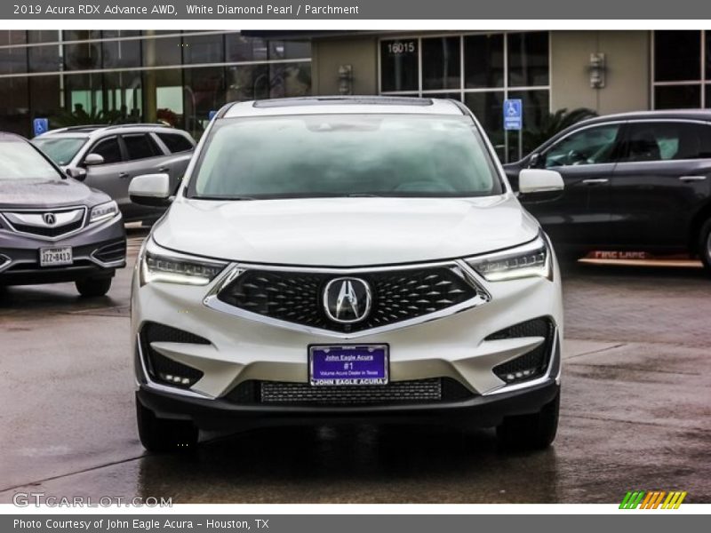 White Diamond Pearl / Parchment 2019 Acura RDX Advance AWD