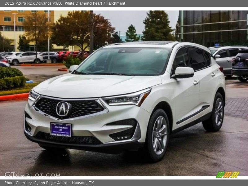 White Diamond Pearl / Parchment 2019 Acura RDX Advance AWD