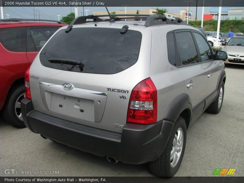 Sahara Silver / Gray 2006 Hyundai Tucson GLS V6 4x4