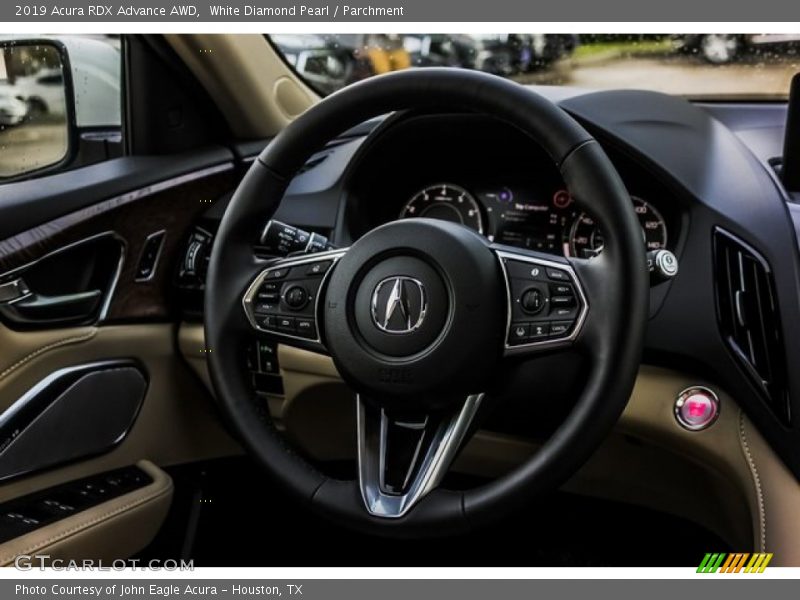 White Diamond Pearl / Parchment 2019 Acura RDX Advance AWD