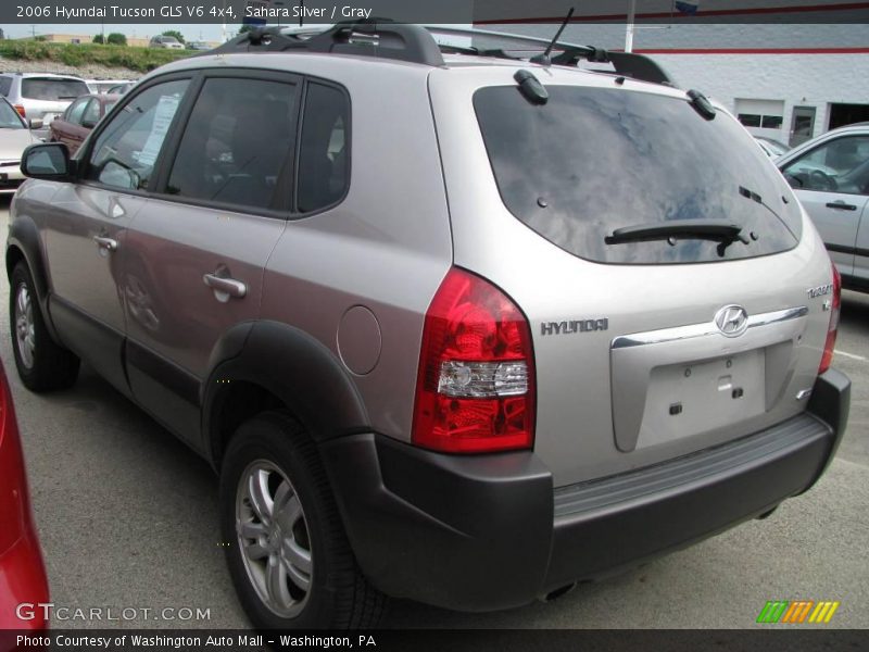 Sahara Silver / Gray 2006 Hyundai Tucson GLS V6 4x4