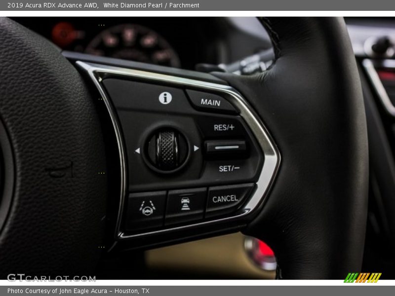 White Diamond Pearl / Parchment 2019 Acura RDX Advance AWD