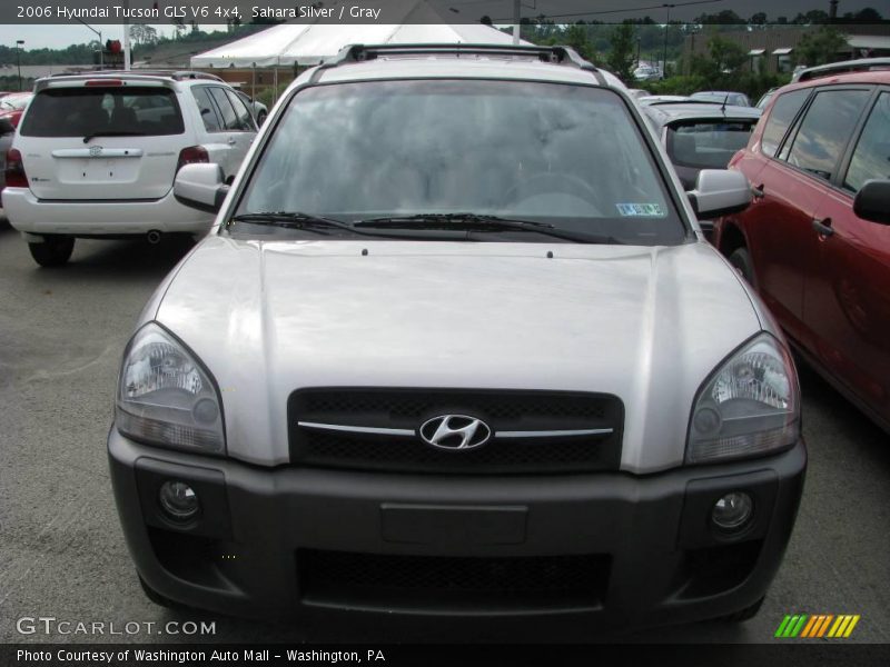 Sahara Silver / Gray 2006 Hyundai Tucson GLS V6 4x4