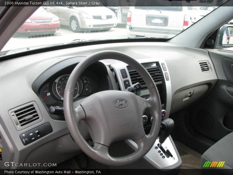 Sahara Silver / Gray 2006 Hyundai Tucson GLS V6 4x4