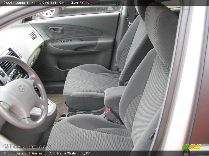 Sahara Silver / Gray 2006 Hyundai Tucson GLS V6 4x4