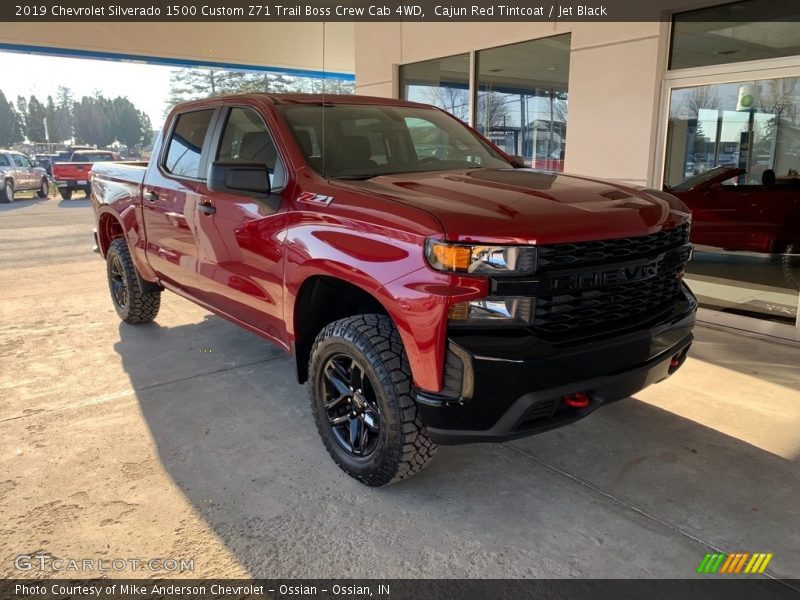  2019 Silverado 1500 Custom Z71 Trail Boss Crew Cab 4WD Cajun Red Tintcoat
