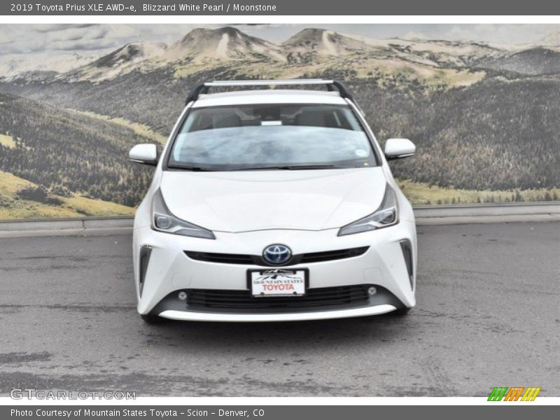 Blizzard White Pearl / Moonstone 2019 Toyota Prius XLE AWD-e