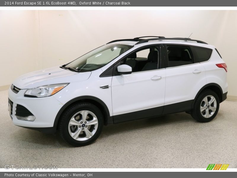 Oxford White / Charcoal Black 2014 Ford Escape SE 1.6L EcoBoost 4WD