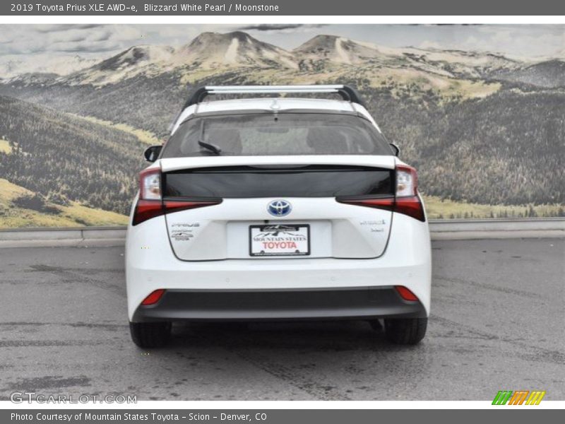 Blizzard White Pearl / Moonstone 2019 Toyota Prius XLE AWD-e