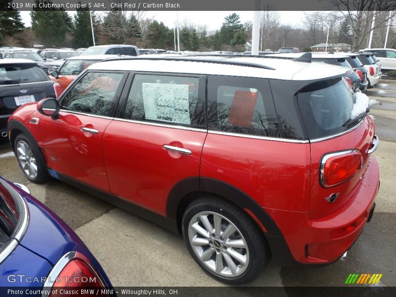 Chili Red / Carbon Black 2019 Mini Clubman Cooper S All4
