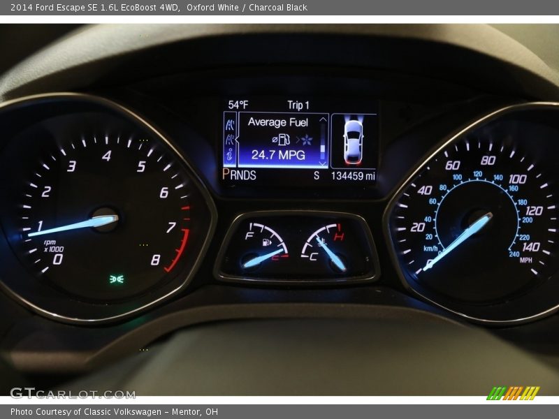 Oxford White / Charcoal Black 2014 Ford Escape SE 1.6L EcoBoost 4WD
