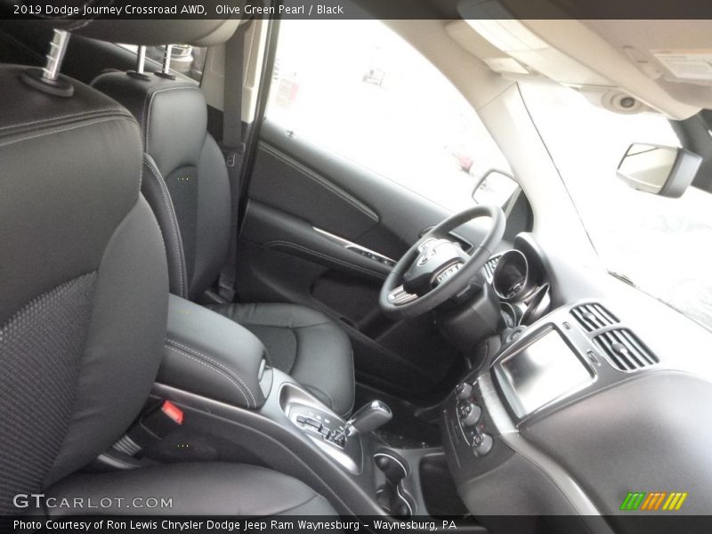 Olive Green Pearl / Black 2019 Dodge Journey Crossroad AWD