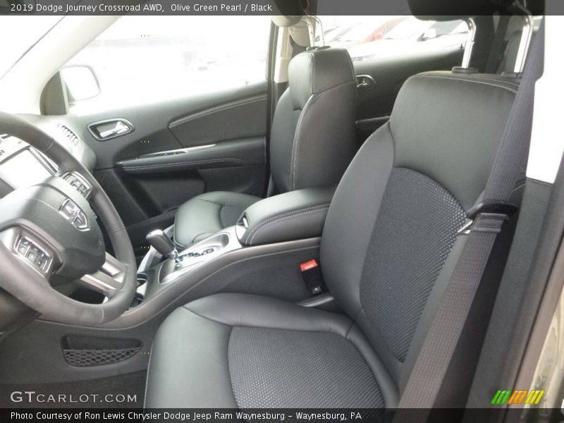 Olive Green Pearl / Black 2019 Dodge Journey Crossroad AWD