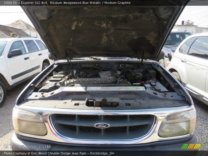 Medium Wedgewood Blue Metallic / Medium Graphite 2000 Ford Explorer XLS 4x4