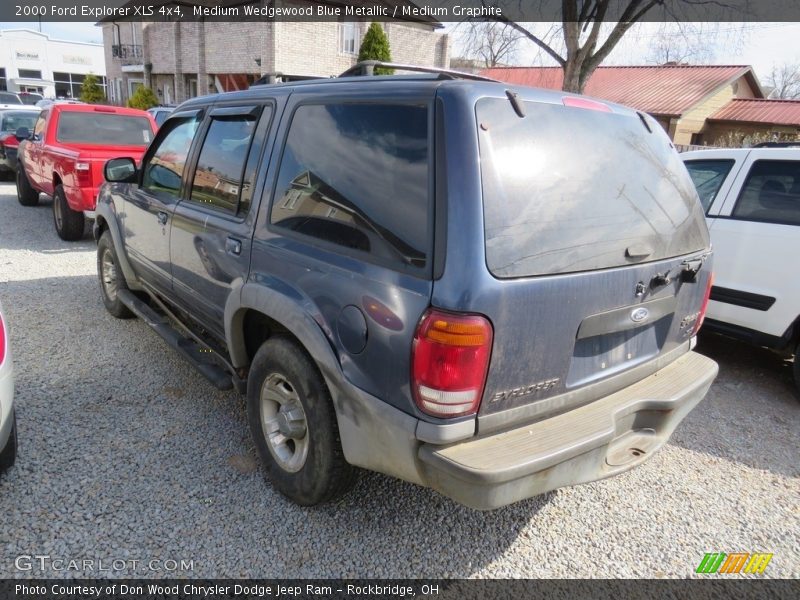 Medium Wedgewood Blue Metallic / Medium Graphite 2000 Ford Explorer XLS 4x4