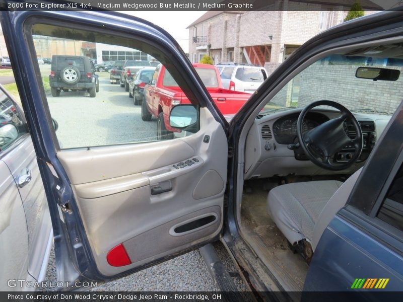 Medium Wedgewood Blue Metallic / Medium Graphite 2000 Ford Explorer XLS 4x4