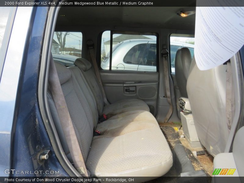 Medium Wedgewood Blue Metallic / Medium Graphite 2000 Ford Explorer XLS 4x4